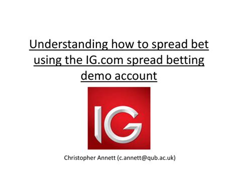 how to spread bet on ig